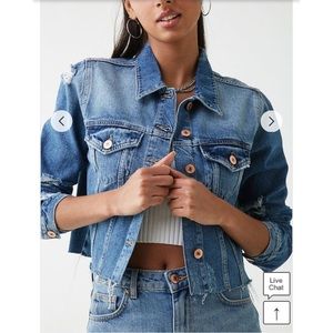 Distressed Denim Jacket